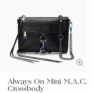 Mini M.A.C Crossbody with Charger- Oil Slick